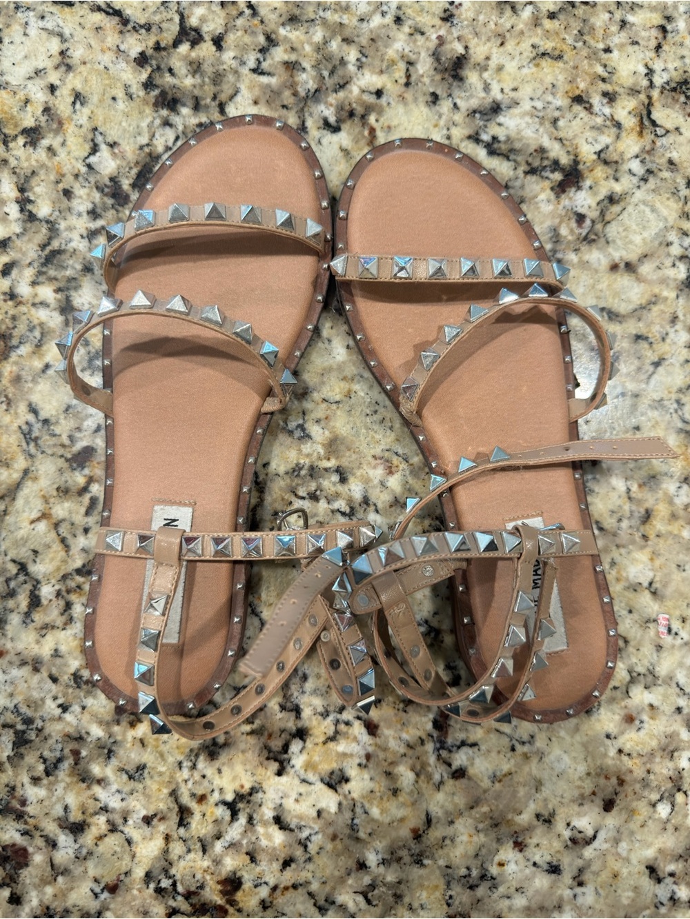 Steve Madden ankle wrap sandal 6.5